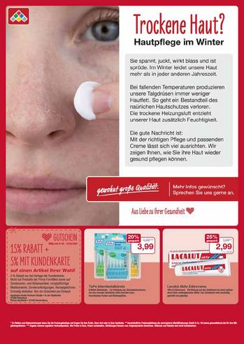 Flyer mit Angeboten Februar