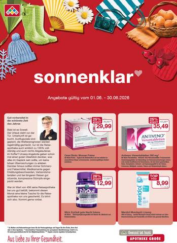Flyer mit Juni-Angeboten