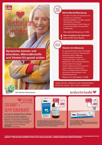 Flyer mit September-Angeboten