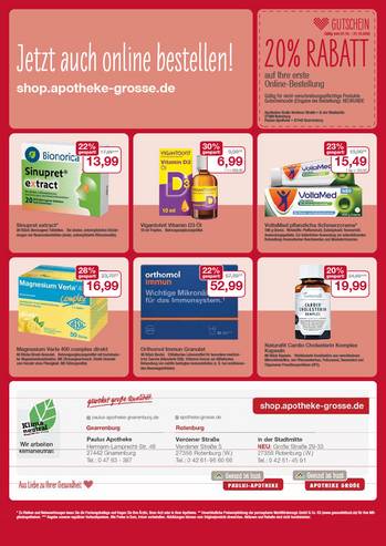 Flyer mit Oktober-Angeboten