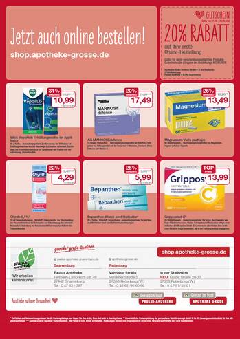 Flyer mit September-Angeboten