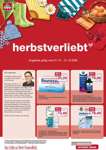 Flyer mit Oktober-Angeboten